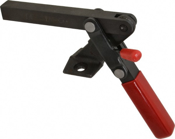 De-Sta-Co 527 Manual Hold-Down Toggle Clamp Vertical, 1,000 lb Capacity, Solid Bar, Flanged Base
