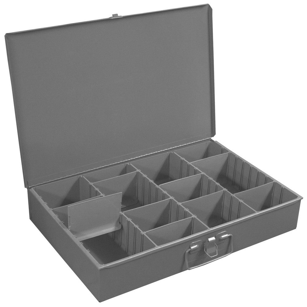 Durham 119-95 Flared Vertical Adjustable Compartment Small Steel Storage Drawer