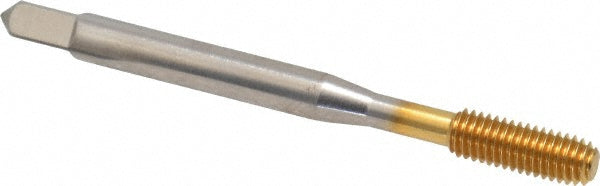 Balax 12186-01T Thread Forming Tap #10-32 UNF, 2B Class of Fit, Bottoming Chamfer, High-Speed Steel, Titanium Nitride Finish