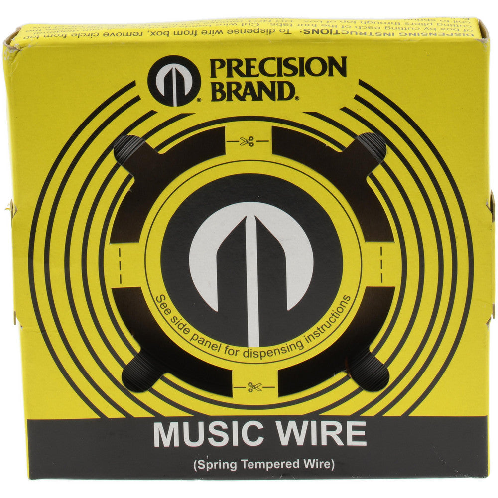 Precision Brand Products 21020 8 Gage, 0.02 Inch Diameter x 937 Ft. Long, High Carbon Steel, Tempered Music Wire Coil