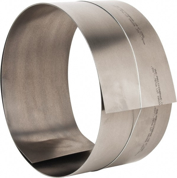 Precision Brand Products 16660 Shim Stock 0.031'' Thick, 100'' Long, 6" Wide, 1010 Low Carbon Steel