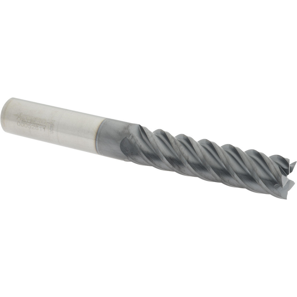 Accupro 95168274 Square End Mill 1/2" Dia, 2" LOC, 5 Flutes, Solid Carbide