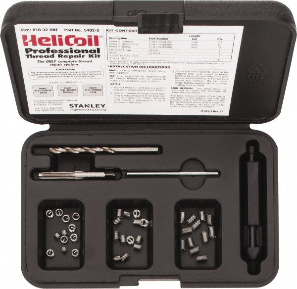 Heli-Coil 5402-3 Thread Repair Kit 10-32 Threaded Insert