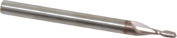Kyocera SGS Precision Tools 35300 Square End Mill 1/16" Dia, 3/16" LOC, 2 Flute, Solid Carbide
