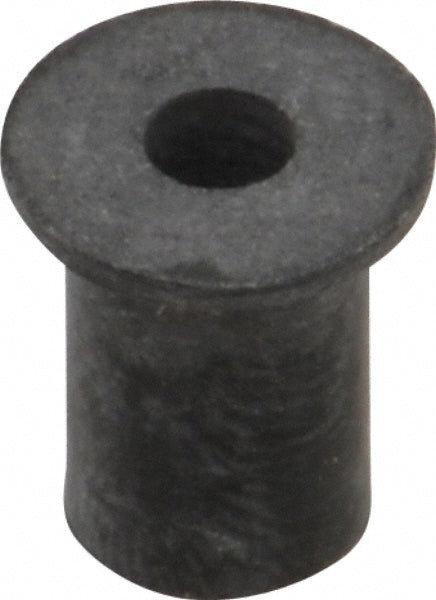 RivetKing /JF-3100/P25 #6-32, 0.452" Dia x 0.062" Thick Flange, Rubber Insulated Rivet Nut