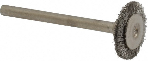 Osborn 0007575400 Wheel Brush 5/8" Wheel Dia, 0.0050" Wire Dia, Straight