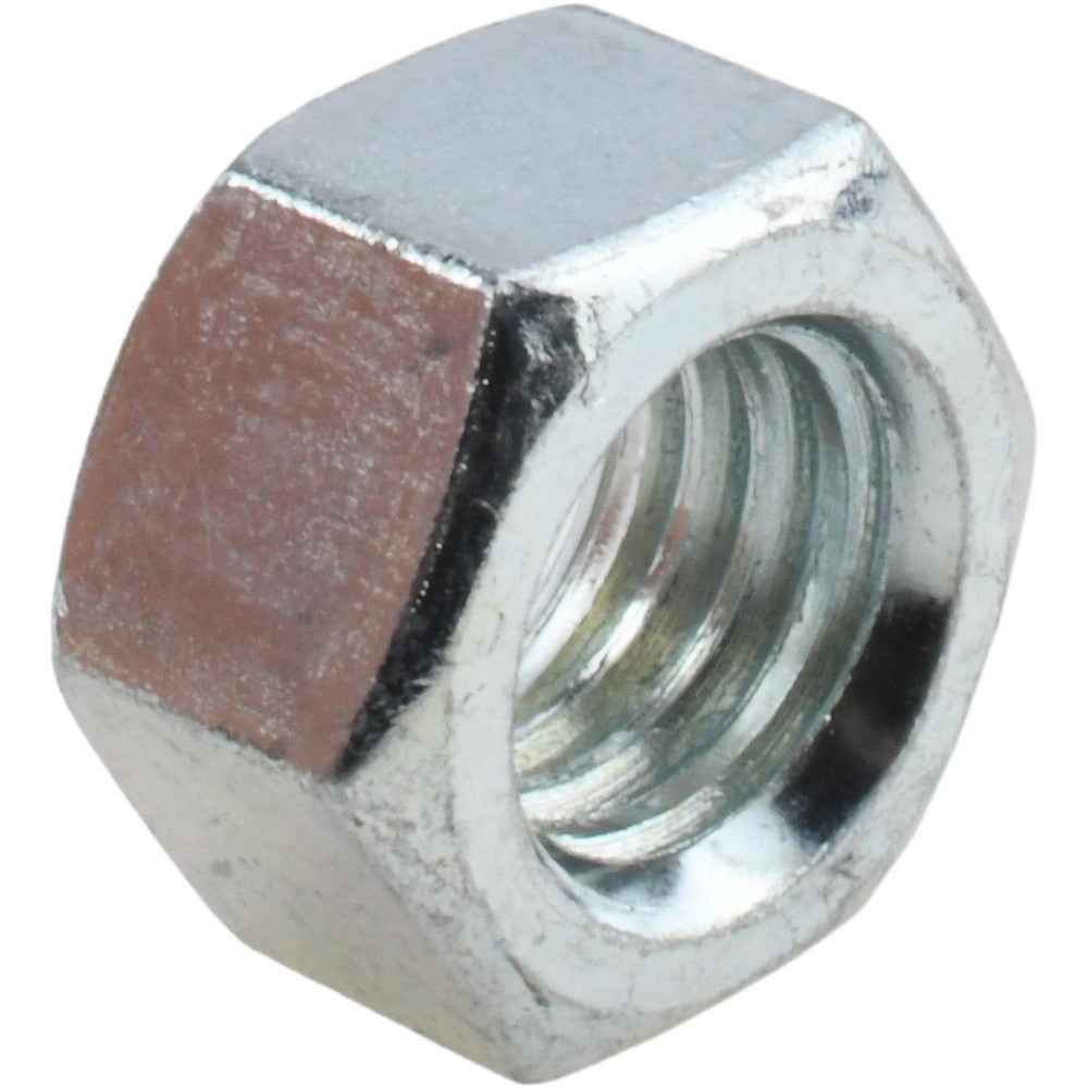 Value Collection HNI20500-10LBBX Hex Nut 1/2-13, Grade A Steel, Zinc Clear Finish