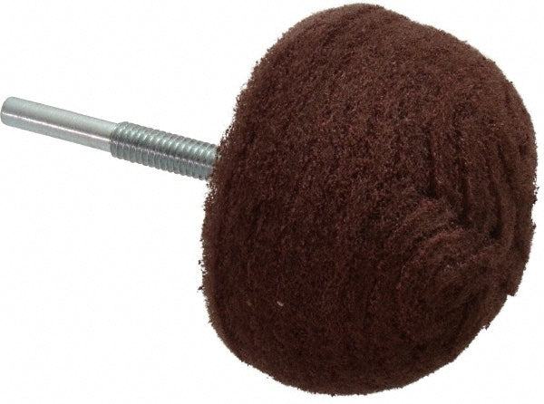 Superior Abrasives A020699 Mounted Polishing Buffing Wheel 3" Dia, 2" Thick, 1/4" Shank Dia