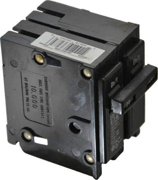 Eaton Cutler-Hammer BR220 20 Amp, 120/240 VAC, 2 Pole, Plug In Type BR Circuit Breaker