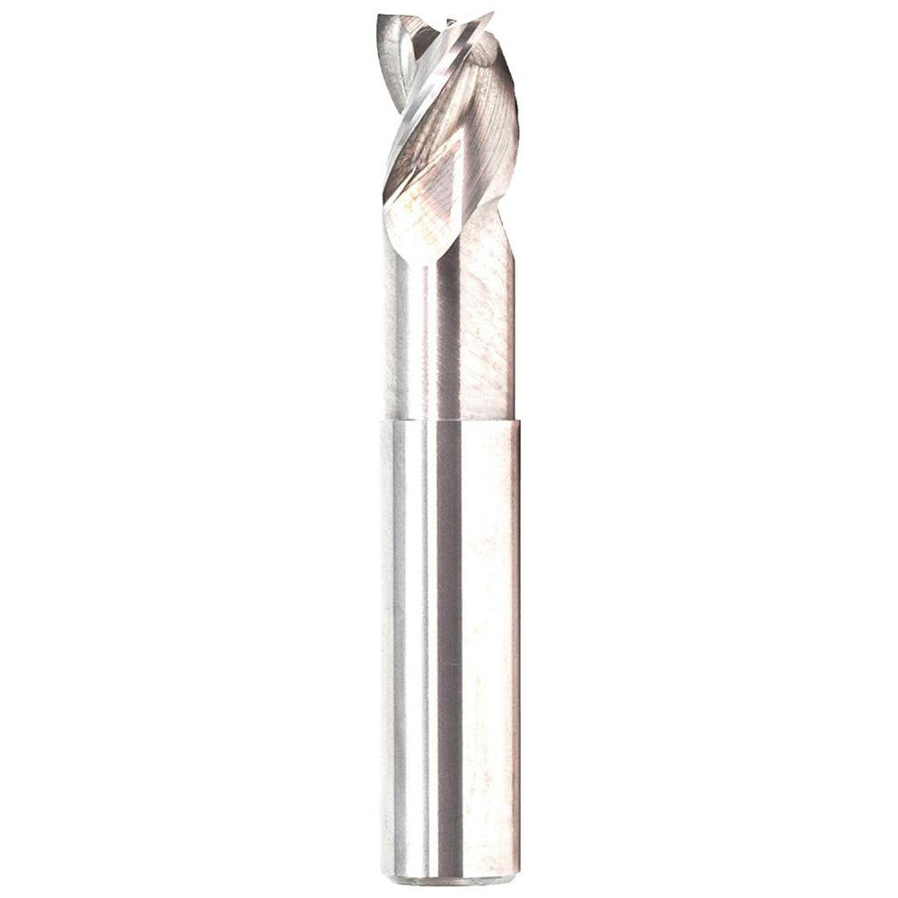 GWS 315399 Corner Radius End Mill 1/4" Dia, 3/8" LOC, 0.09" Radius, 3 Flutes, Solid Carbide