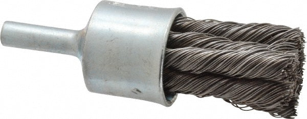 Osborn 0003073700 End Brushes 3/4" Dia, Steel, Knotted Wire