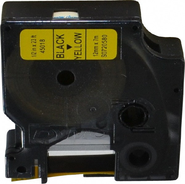 Dymo 45018 Label Tape 23', Black