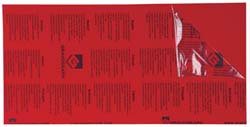 Gravotech 17506Q 24 Inch Long x 12 Inch High, Plastic Engraving Stock