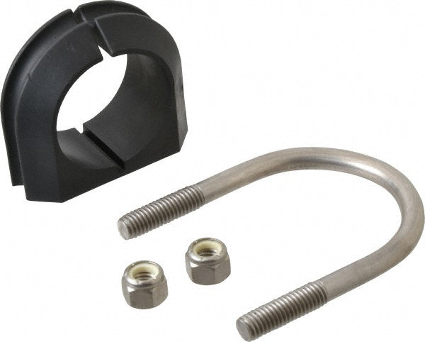 ZSI UB1-1/2PA6 U-Bolt Clamp with Cushion 1-1/2" Pipe, 316 Stainless Steel