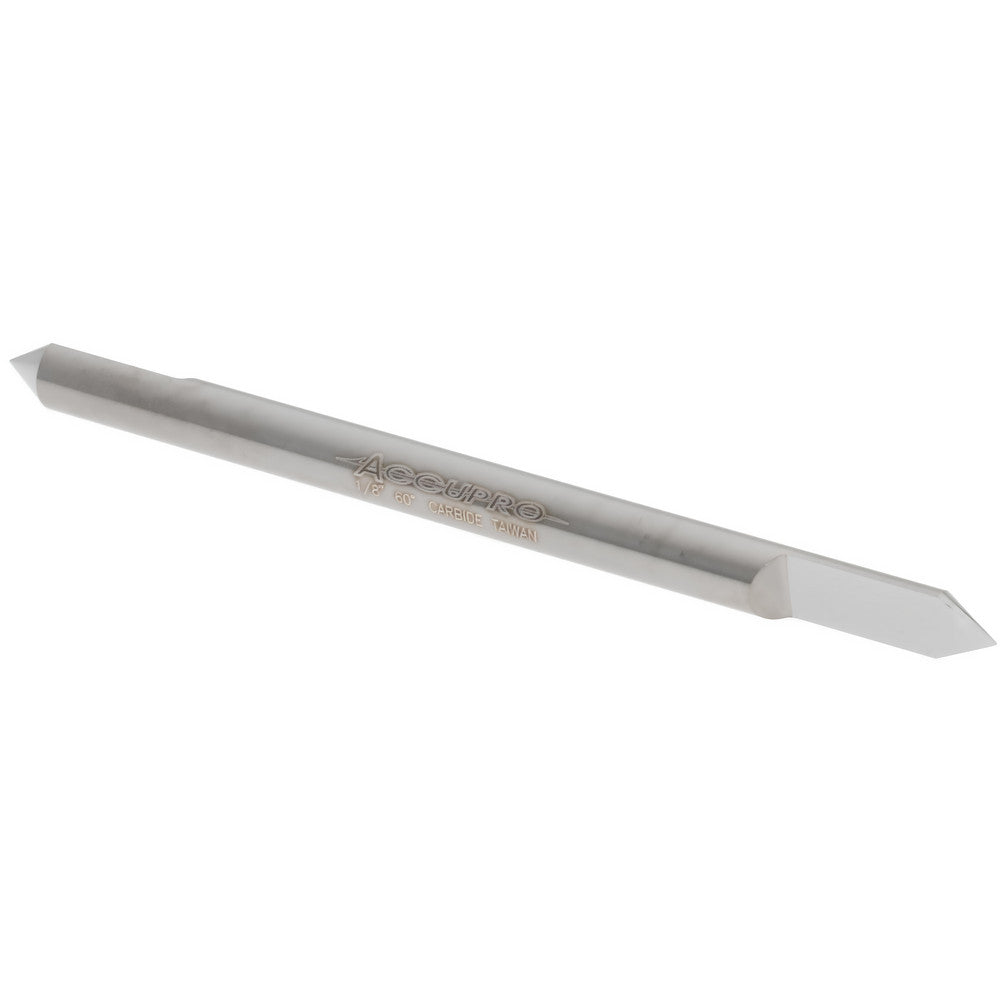 Accupro 00199562 1/8" Dia Single 60° Conical Point End Solid Carbide Split-End Blank