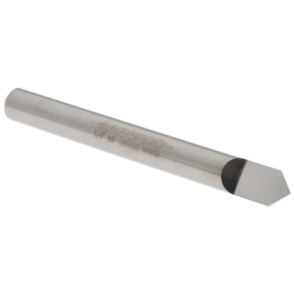 Accupro 00199729 1/4" Dia Single 90° Conical Point End Solid Carbide Split-End Blank