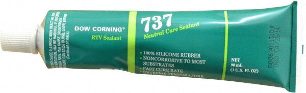 Dow Corning 4098499 Joint Sealant 3 oz Cartridge, Clear, RTV Silicone