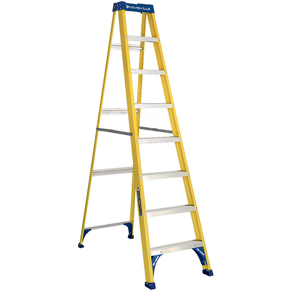 Louisville FS2004 3-Step Fiberglass Step Ladder Type I, 4' High