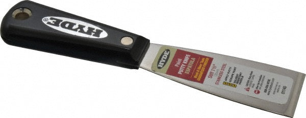 Hyde Tools 01140 Putty Knife Stainless Steel, 1-1/2" Wide
