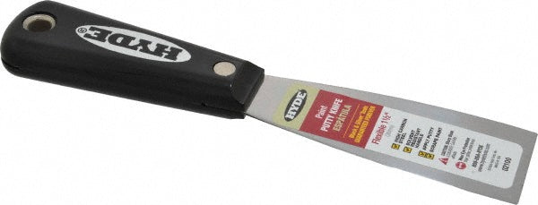 Hyde Tools 02100 Putty Knife Steel, 1-1/2" Wide