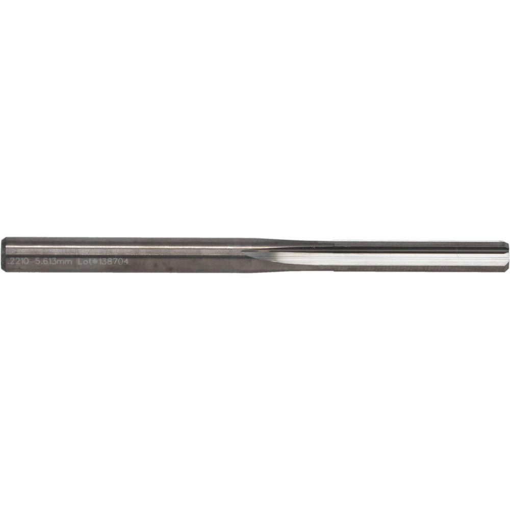 M.A. Ford 27222100 Chucking Reamer #2, 3" OAL, 1" Flute Length, Straight Flute, Straight-Cylindrical Shank, Solid Carbide