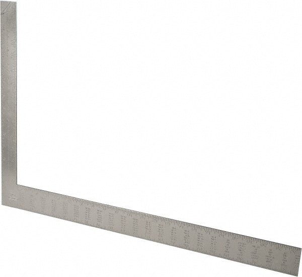 Stanley 45-910 24" Blade Length x 16" Base Length, Buffed Finish, Steel Rafter Square