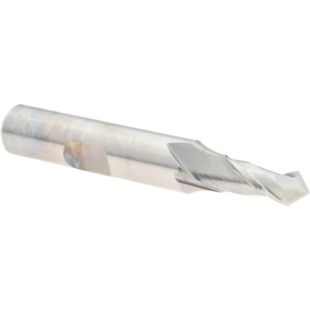 Melin Tool 15434 Drill Mill 1/4" Dia, 5/8" LOC, 2 Flutes, 90 ° Point, Cobalt