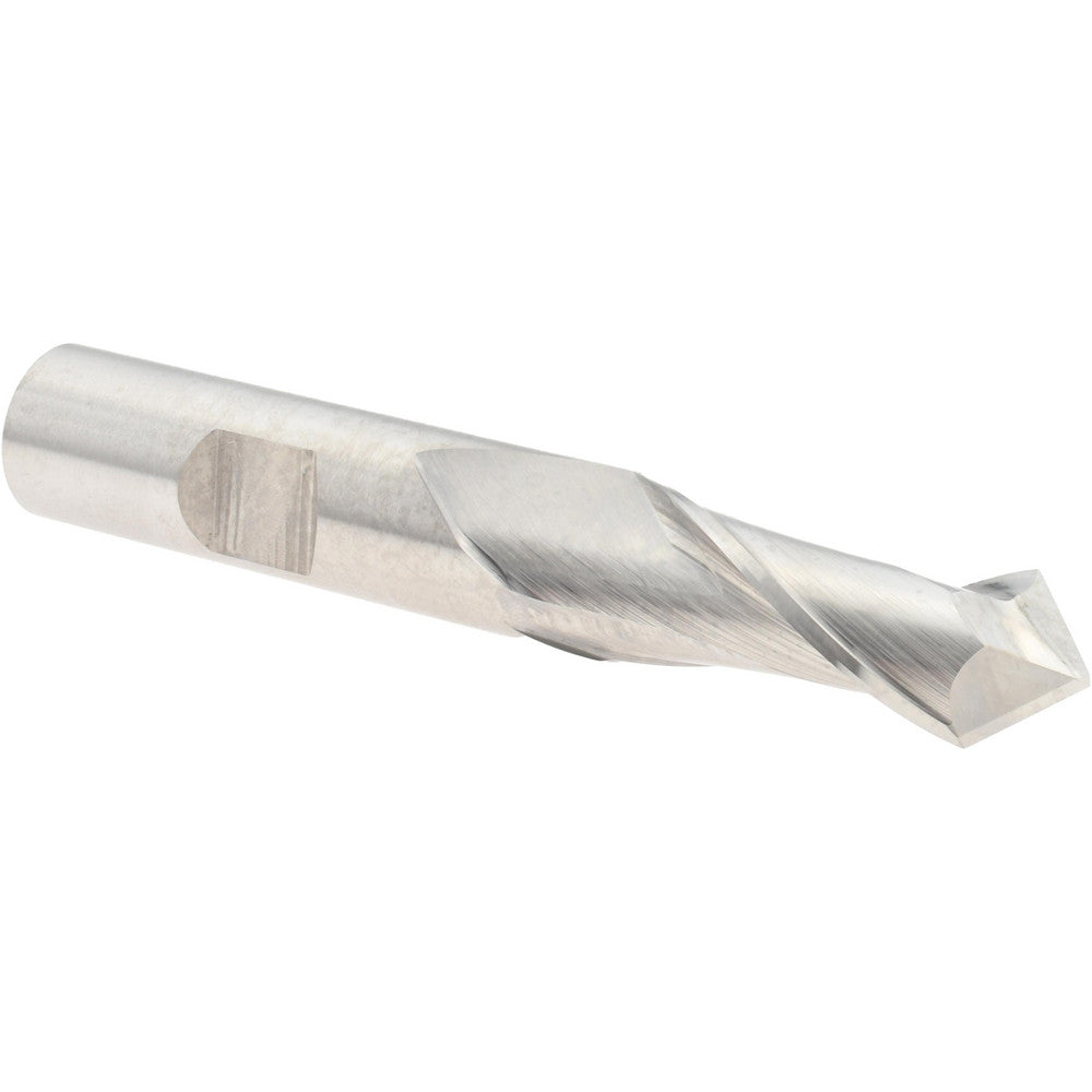 Melin Tool 15442 Drill Mill 1/2" Dia, 1-1/4" LOC, 2 Flutes, 90 ° Point, Cobalt