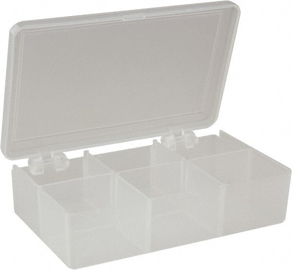 Flambeau T220 6 Compartment Transparent Small Parts Box