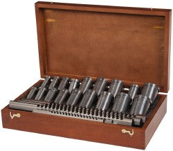 Dumont Minute Man 11121 23 Piece, 1/8 to 3/8" Keyway Width, Style B & C Keyway Broach Set