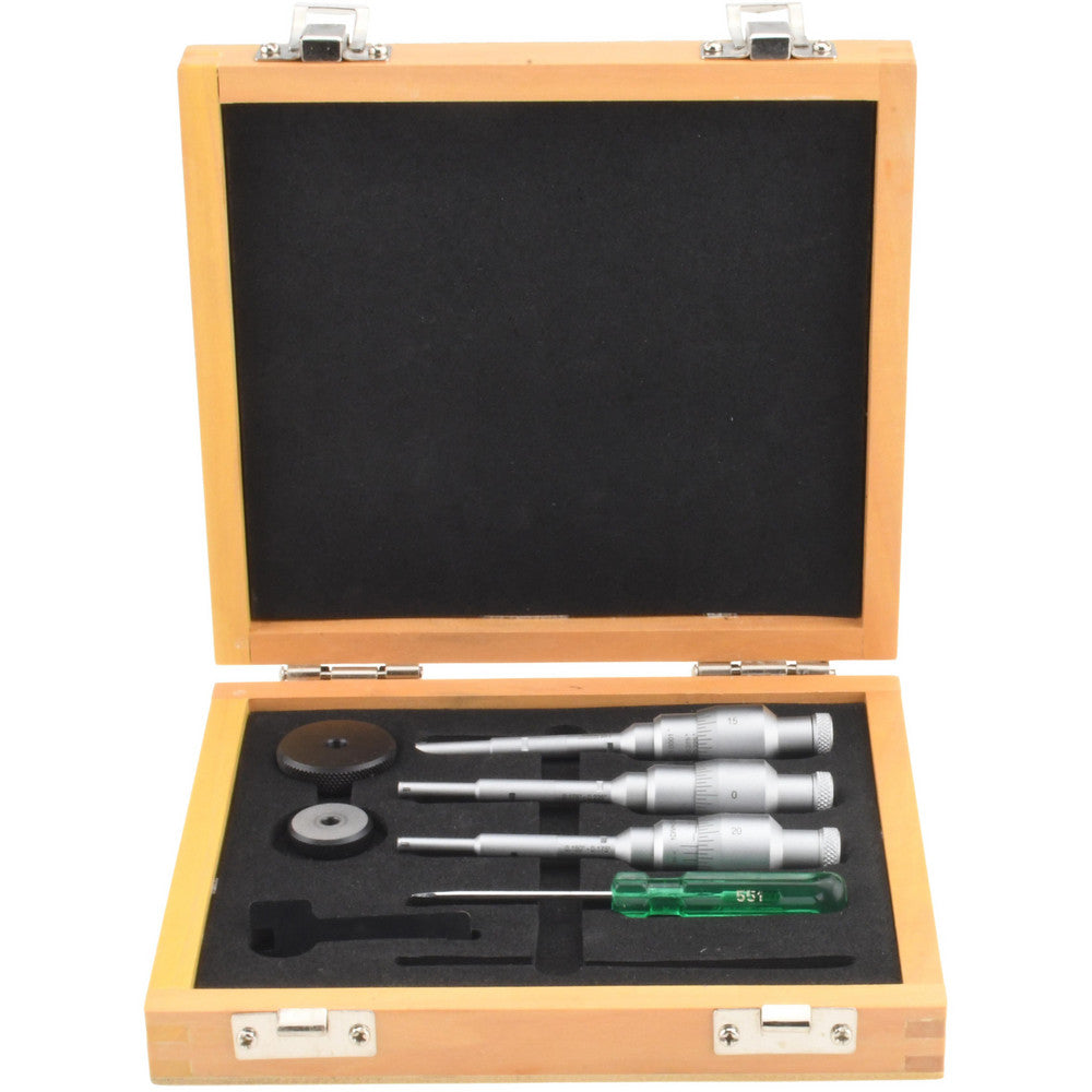 SPI 10-700-3 Mechanical Inside Micrometer Set 0.1500 to 0.2750" Range