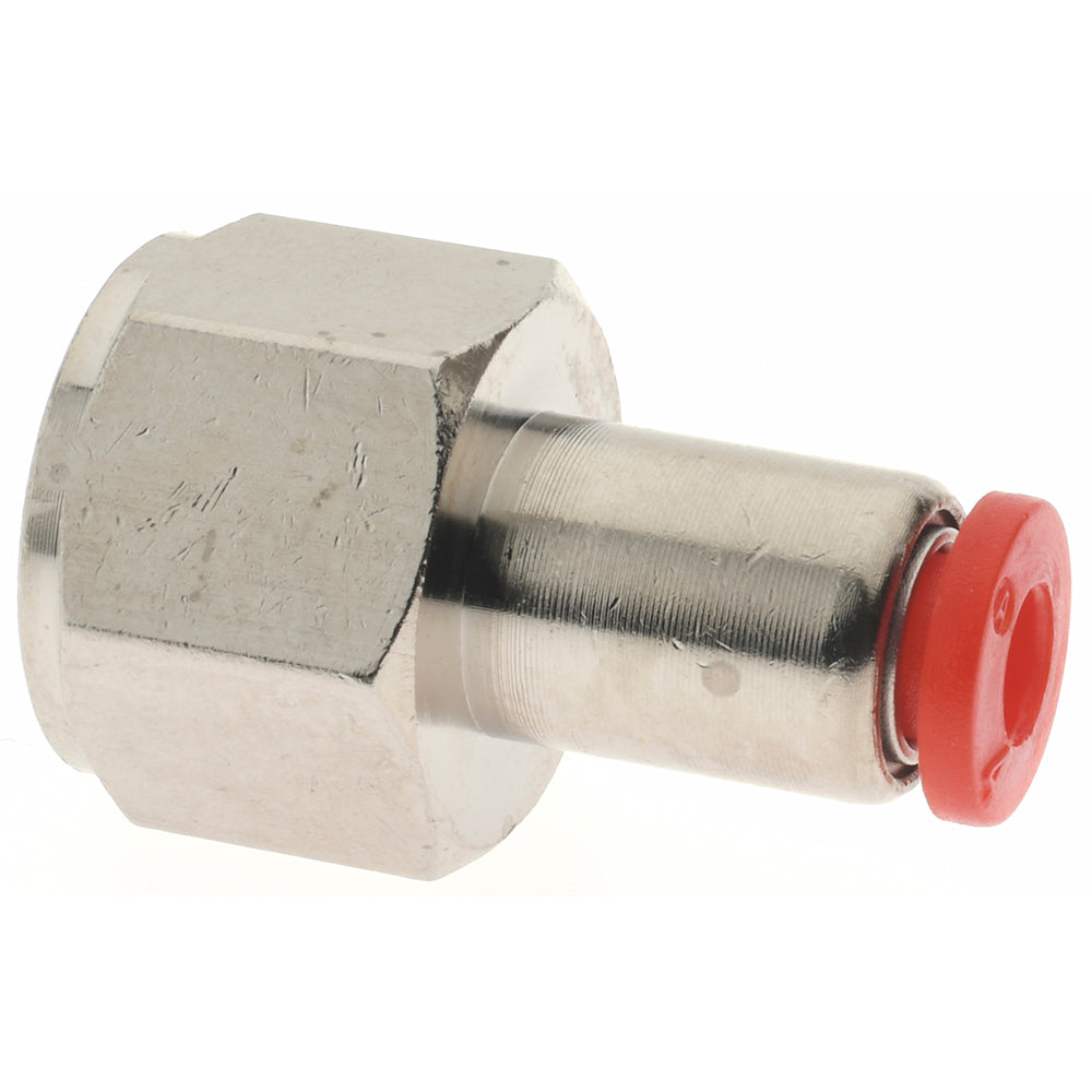 Norgren C02260428 Push-To-Connect Tube to Female & Tube to Female BSPP Tube Fitting 1/4" Thread