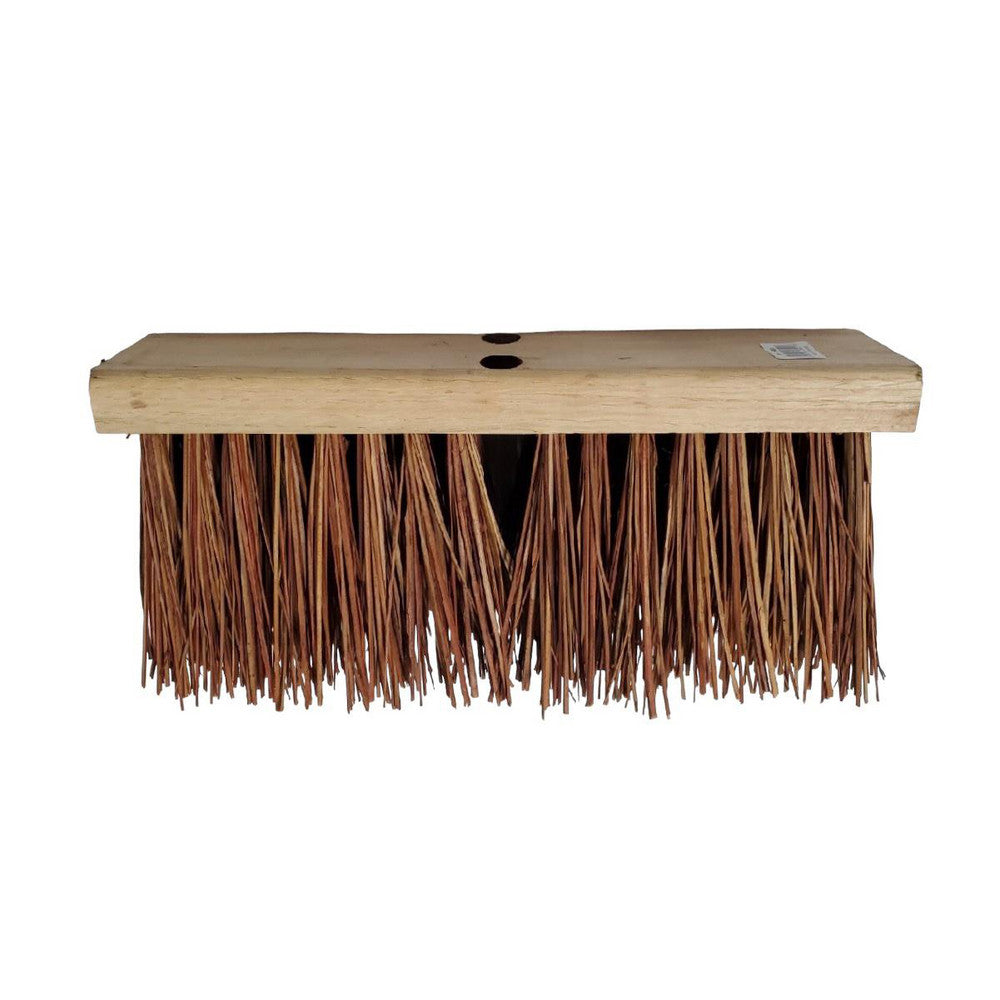Pro-Source 00352286 Push Broom 16" Wide, Palmyra Bristle