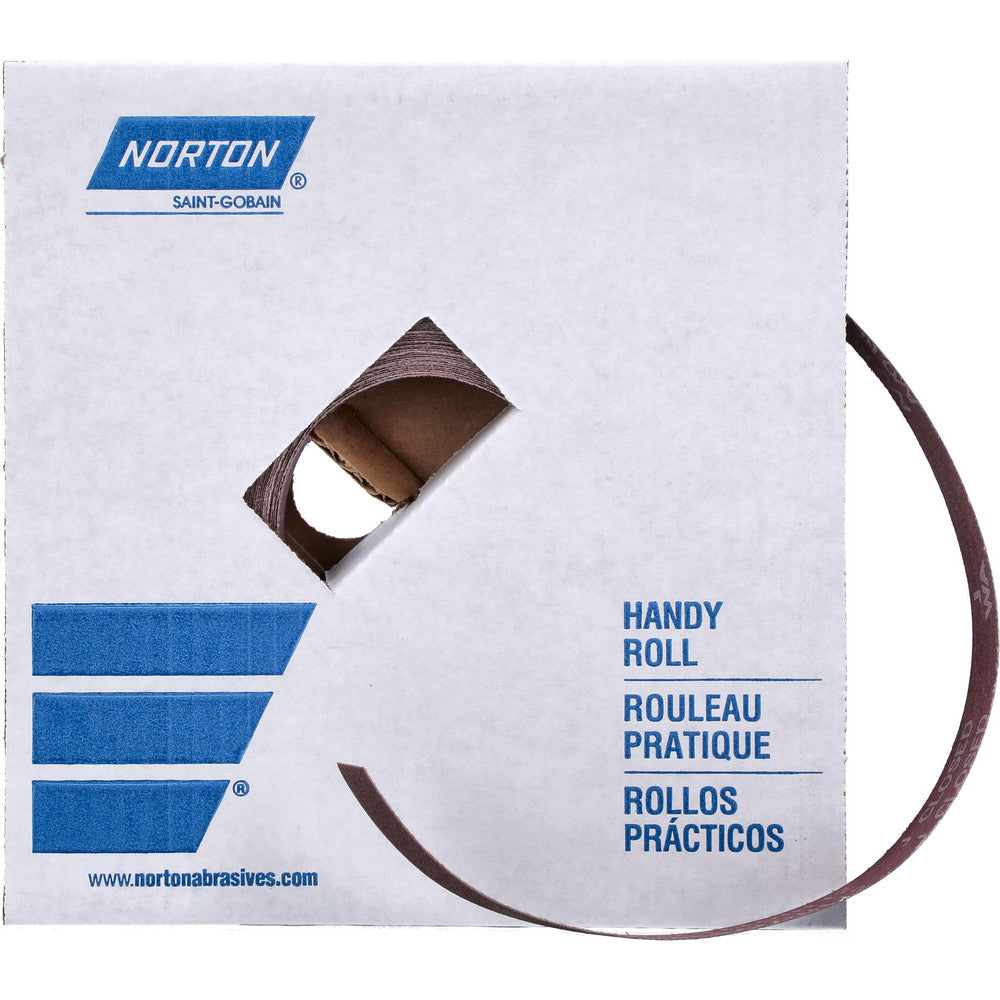 Norton 66261126273 Shop Roll 1" Wide, 50.00 Yd Long, 150 Grit, Aluminum Oxide