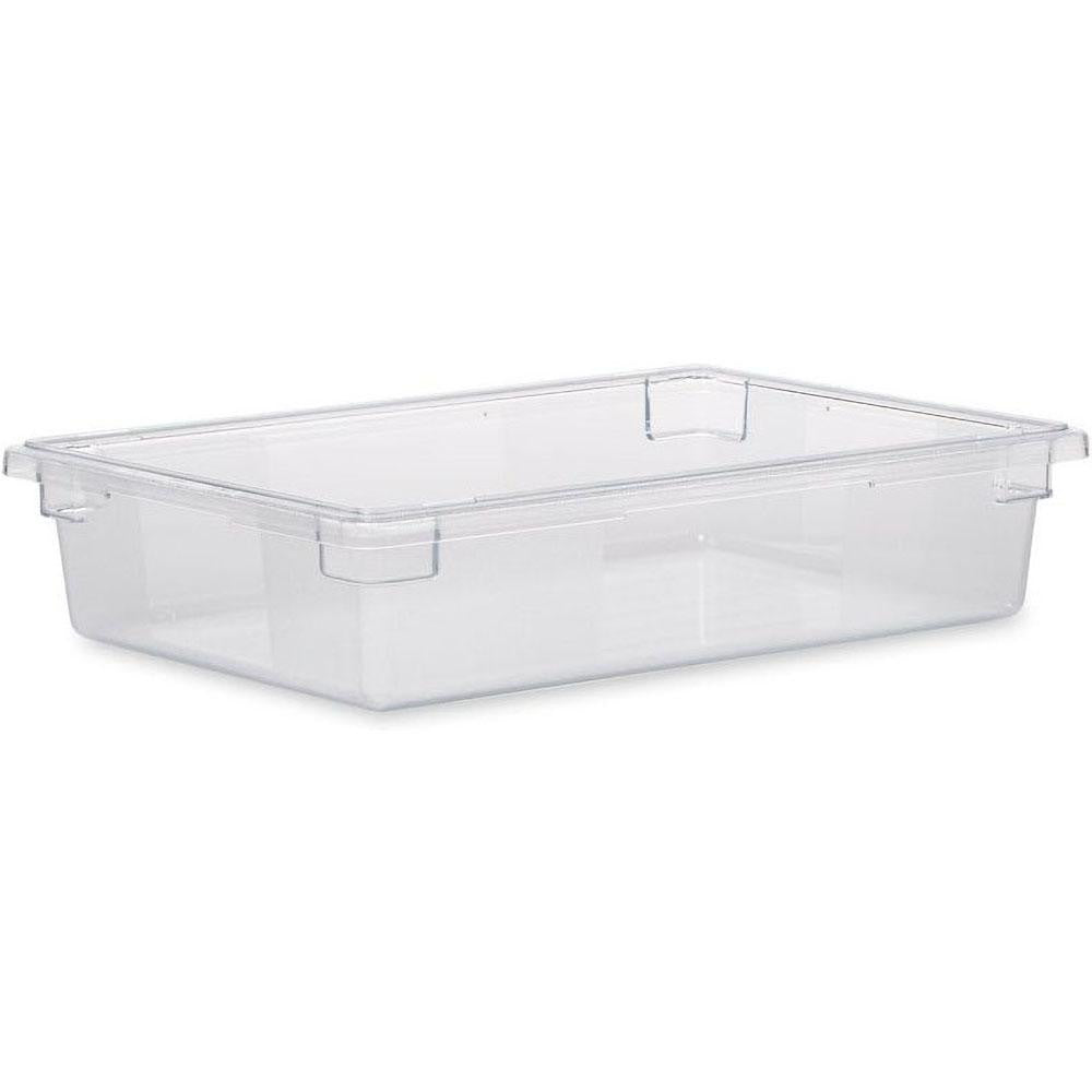 Rubbermaid FG330800CLR Food Tote Box Container Polycarbonate, Rectangular