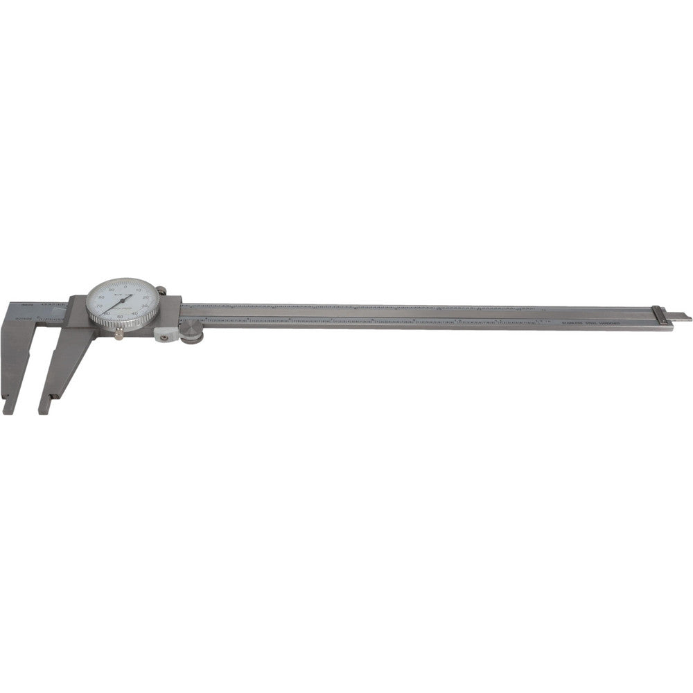Value Collection 10W-S013 Dial Caliper 12", 0.001000" Graduation, 0.1" per Revolution, Stainless Steel Jaws