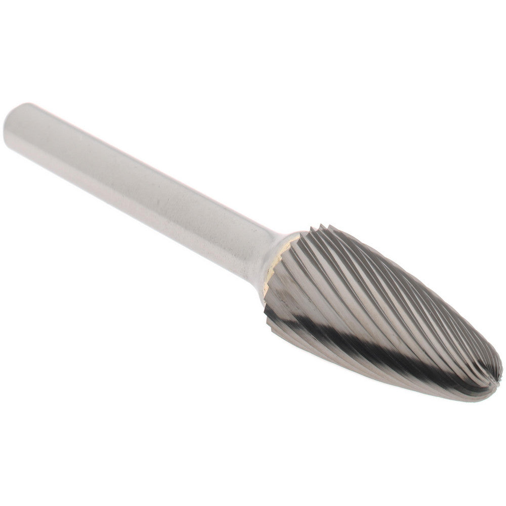 Mastercut Tool Corp. SF-5MMSC Abrasive Bur SF-5MM-SC, 1/2" Cut Dia, Tree with Radius End, Single Cut