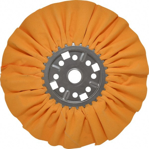 Divine Brothers 300007AM Unmounted Ventilated Bias Buffing Wheel 14" Dia, 1/2" Thick, 1-1/4" Arbor Hole Dia