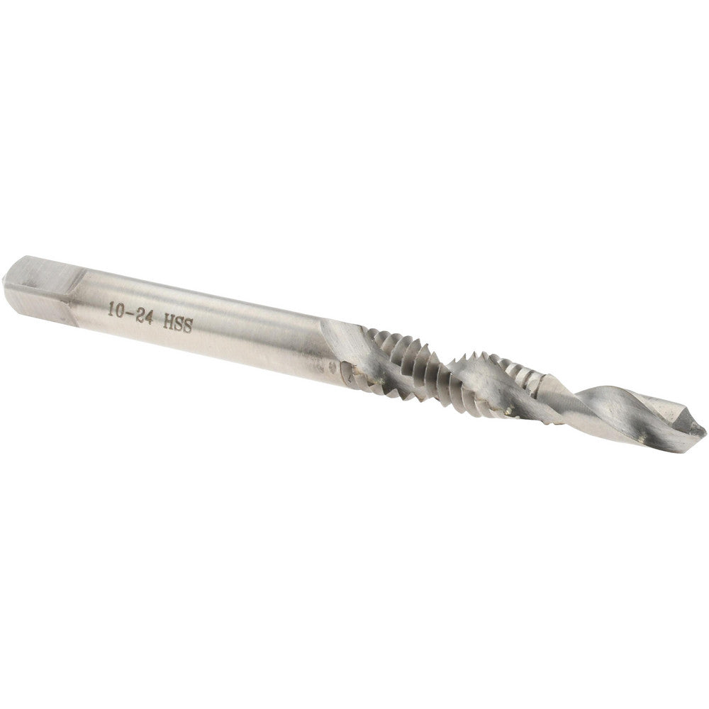 Value Collection X789 10-24 Combination Drill Tap #10-24, H3, 2 Flutes, High Speed Steel