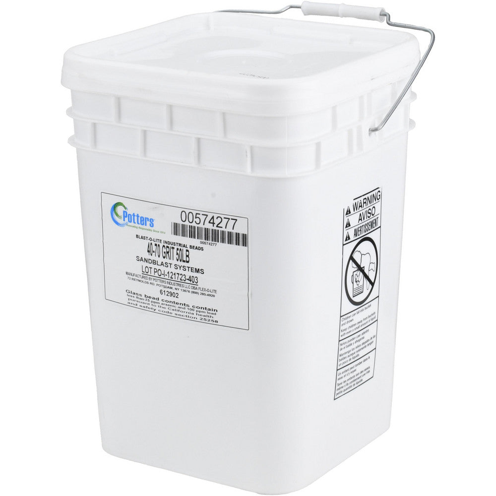 Potters Industries, Llc 612902 Abrasive Blasting Media Coarse Grade, Crushed Glass