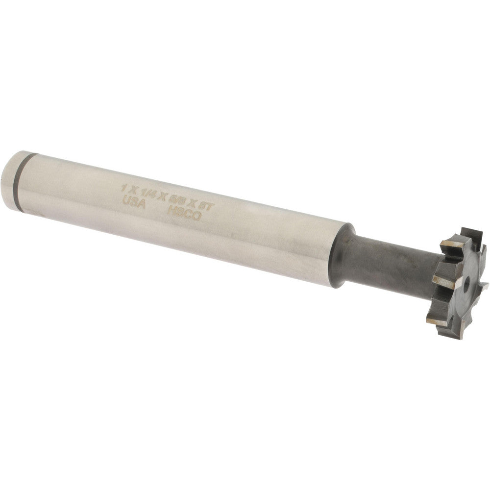 Made in USA Milling Cutters CETS1-14 1" Diam, 1/4" Wide, Cobalt T-Slot Cutter
