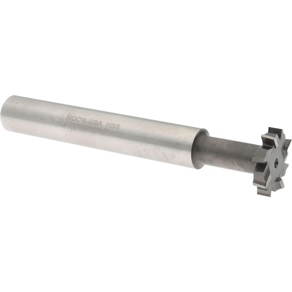 Made in USA Milling Cutters ETS1-14 1" Diam, 1/4" Wide, High Speed Steel T-Slot Cutter