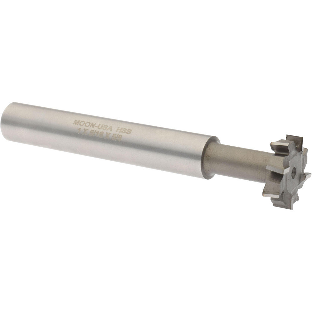 Made in USA Milling Cutters ETS1-516 1" Diam, 5/16" Wide, High Speed Steel T-Slot Cutter