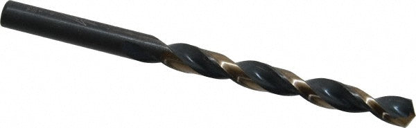 Triumph Twist Drill 012519 Jobber Length Drill Bit 19/64" Dia, 135 °, High Speed Steel