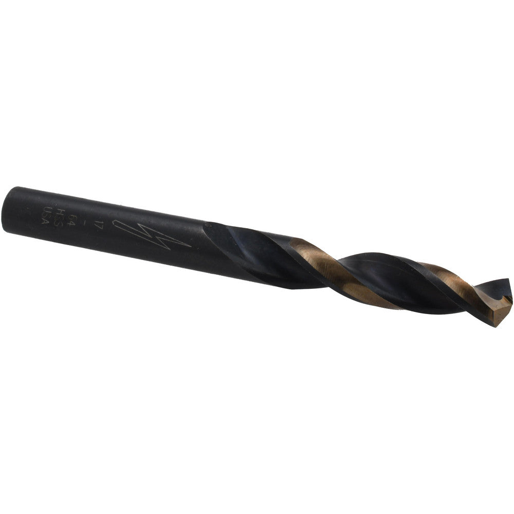 Triumph Twist Drill 060417 Screw Machine Length Drill Bit 17/64" (0.2656) Dia, 135 deg, HSS