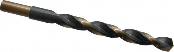 Triumph Twist Drill 092128 Reduced Shank Drill Bit 7/16'' Dia, 3/8'' Shank Dia, 135 °, High Speed Steel