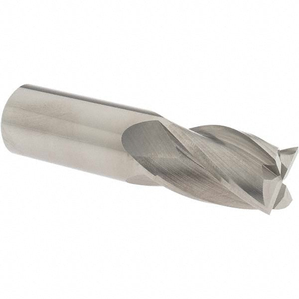 OSG 404-1000 Square End Mill 1'' Dia, 1-1/2'' LOC, 1'' Shank Dia, 4'' OAL, 4 Flutes, Solid Carbide