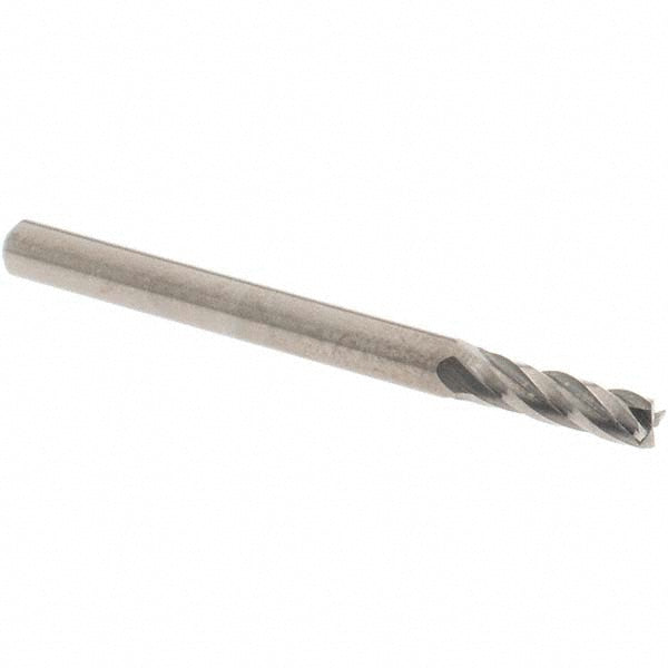 OSG 404-1094 Square End Mill 7/64'' Dia, 3/8'' LOC, 1/8'' Shank Dia, 1-1/2'' OAL, 4 Flutes, Solid Carbide