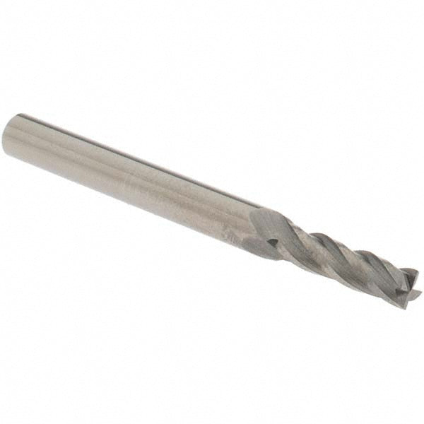 OSG 404-1562 Square End Mill 5/32'' Dia, 9/16'' LOC, 3/16'' Shank Dia, 2'' OAL, 4 Flutes, Solid Carbide