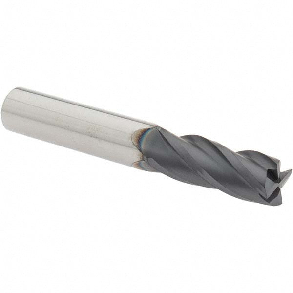 OSG 404-375011 Square End Mill 3/8'' Dia, 1'' LOC, 3/8'' Shank Dia, 2-1/2'' OAL, 4 Flutes, Solid Carbide